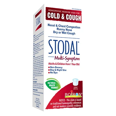 Boiron Stodal Cough & Cold Syrup - 200ml