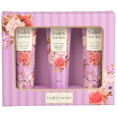 English Garden Hand Cream Set - Jasmine - 3x50ml