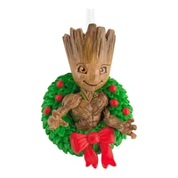 Hallmark Ornaments Marvel Guardians of the Galaxy Christmas Tree Ornament - Groot in Holiday Wreath