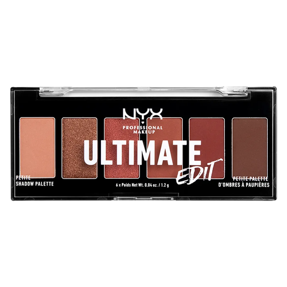 NYX Professional Makeup Ultimate Edit Petite Shadow Palette - Warm Neutral