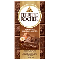 Ferrero Rocher Premium Milk Chocolate Bar - Hazelnut Bar - 90g