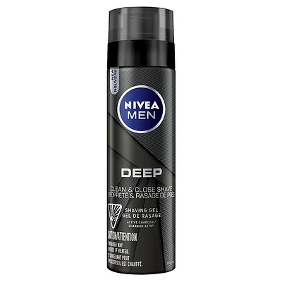 Nivea Men Deep Shaving Gel - Clean & Comfort - 200ml