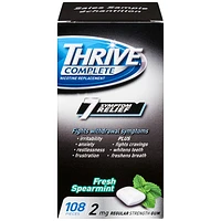 Thrive Complete 2mg Nicotine Replacement Gum - Spearmint - 108's