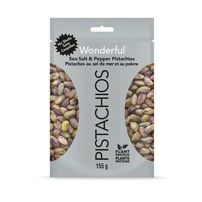Wonderful Pistachios No Shells - Sea Salt & Pepper - 155g