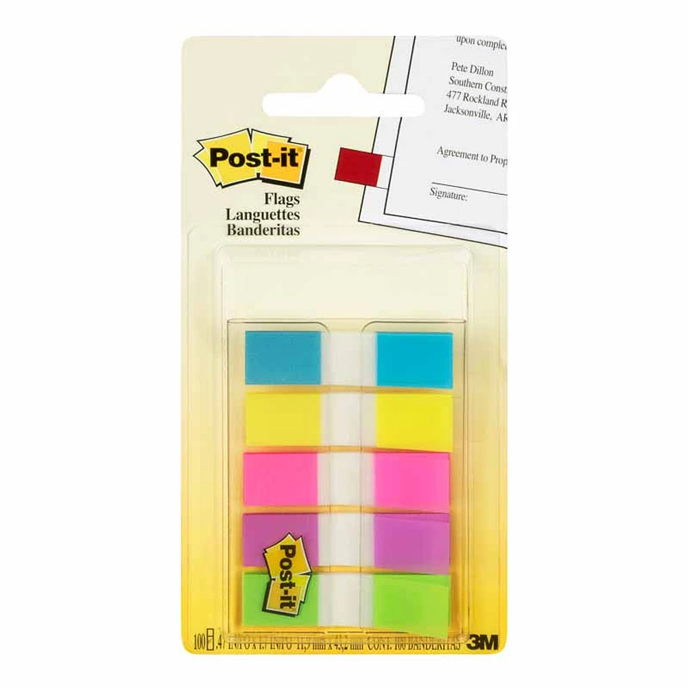 3M Post-it Flags - 5 pack