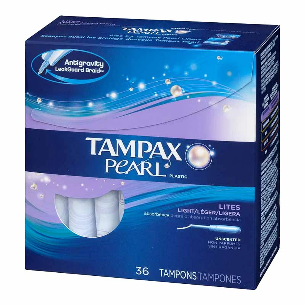 Tampax Tampons Pearl Lites - Regular - 36s