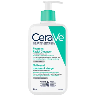 Cerave Foaming Facial Cleanser - Normal to Oily - 562ml