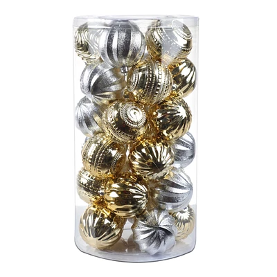 Danson Decor Christmas Tree Ornament Set - Ball - Assorted - 30's