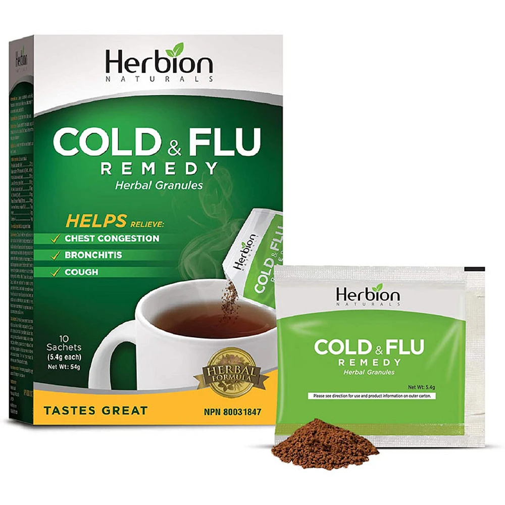 Herbion Naturals Cold & Flu Remedy Herbal Granules - 10s