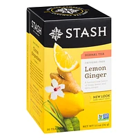 Stash Lemon Ginger Herbal Tea - 20s