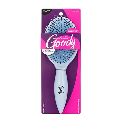 Goody Oval Brush Infused with Black Castor Oil Go Gentle Strengthens & Shines for All Types