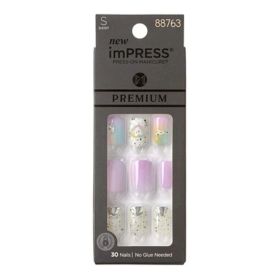 ImPRESS Press-on Manicure Premium False Nails Kit - Short - Sweet Life - 30's