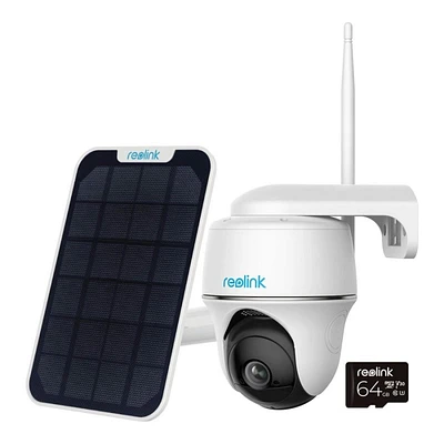Reolink Argus PT Outdoor 2K Wi-Fi Surveillance Camera with Reolink Solar Panel - A2KPTSM-W001USA