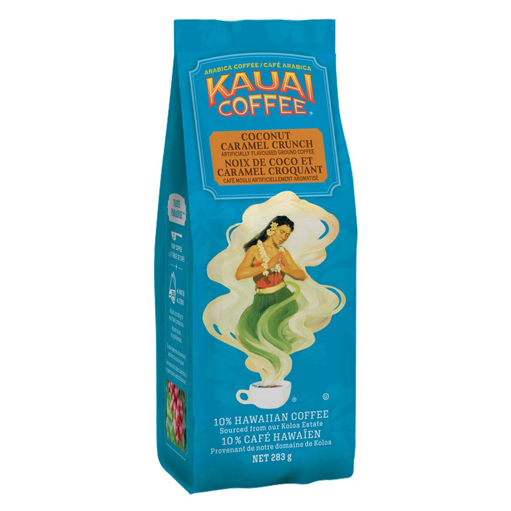 Kauai Coffee - Coconut Caramel Crunch - Ground Coffee - 283g