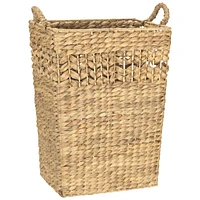 Collection by London Drugs Water Hyacinth Hamper Rectangular Basket - 40X30X55cm