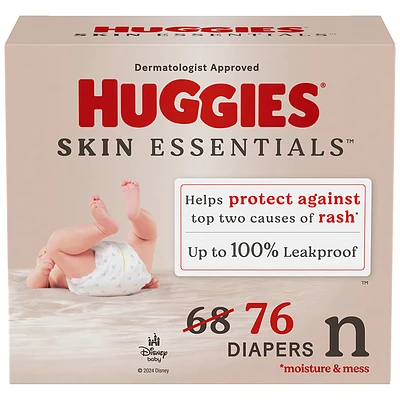 Huggies Skin Essentials Diapers - Disney Baby - NB - 76's