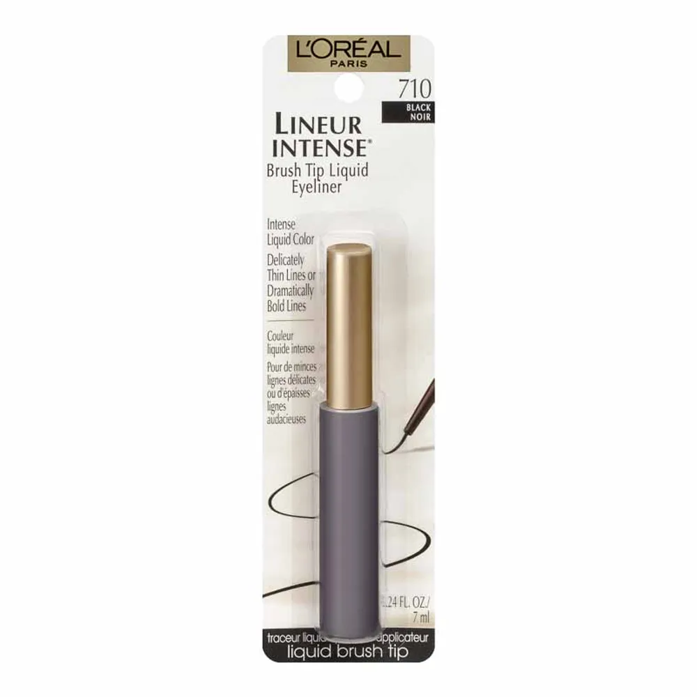 L'Oreal Lineur Intense Brush Tip Liquid Eyeliner - Black