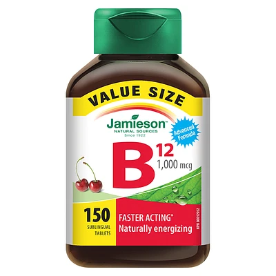 Jamieson Vitamin B12 1,000 mcg - 150s