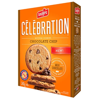 Leclerc Celebration Cookies - Chocolate Chip - 240g