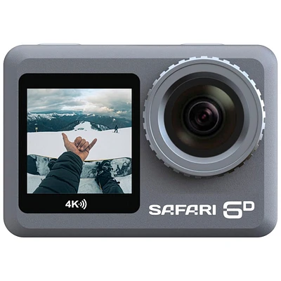 Safari 6D Dual Screen Real 4K Action Camera Kit