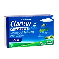 Claritin Allergy 24 Hour Rapid Dissolve Tablets - 10mg - 30's