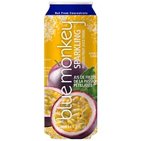 Blue Monkey Sparkling Juice Drink - Passion Fruit - 330ml