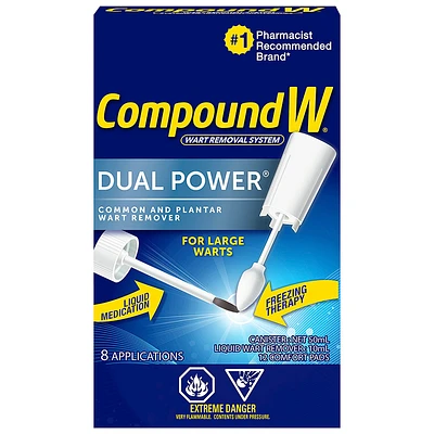 Compound W Dual Power Wart Remover - 8 applications