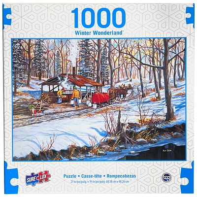 Sure Lox Winter Wonderland Syrup Shack Puzzle - Assorted - 1000 pieces