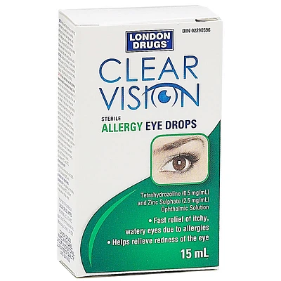 London Drugs Clear Vision Allergy Eyedrops - 15ml 