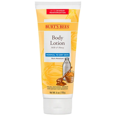 Burt's Bees Body Lotion Milk & Honey - Normal to Dry - 170g