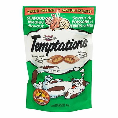 Whiskas Temptations Treats for Cats - Seafood Medley - 85g