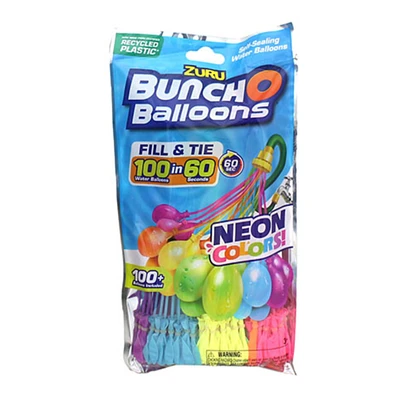Bunch O Balloons Neon Splash - Assorted - 3 Pack