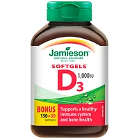 Jamieson Vitamin D 1,000 IU Softgels - Premium - 150's