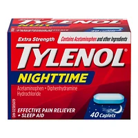 Tylenol* Extra Strength NightTime Caplets - 40's