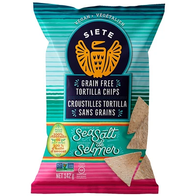 Siete Grain Free Tortilla Chips - Sea Salt - 142g