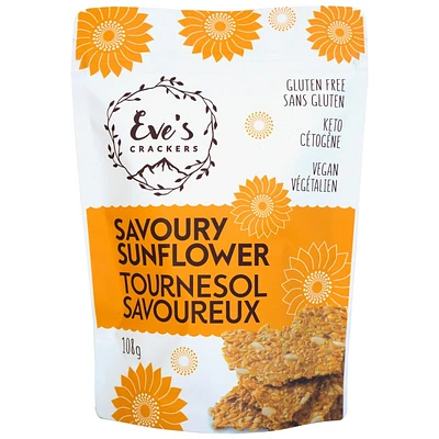 Eve's Savoury Sunflower Crackers - 108g