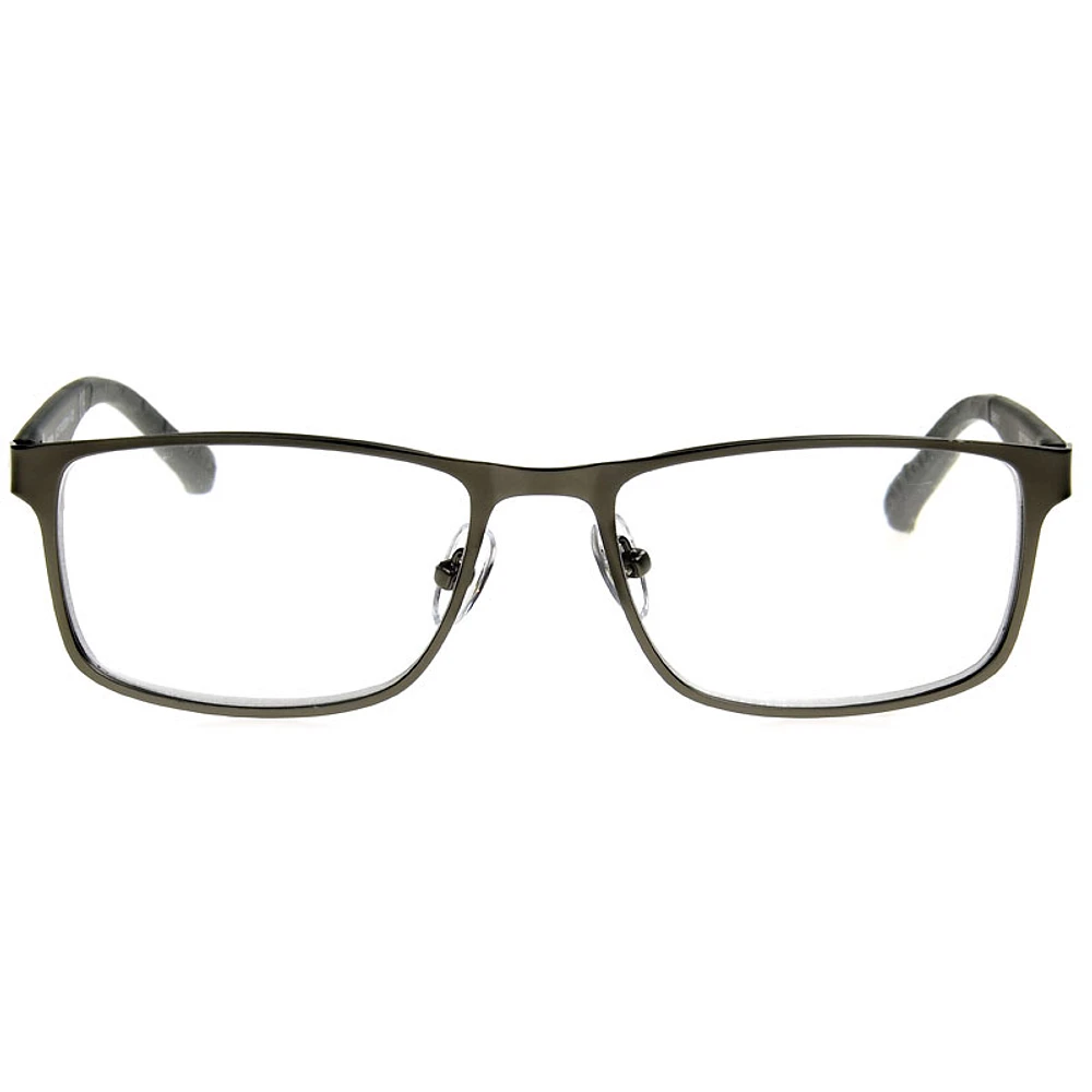 Foster Grant IM 1000 Men's Reading Glasses - Gunmetal
