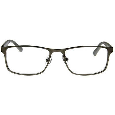 Foster Grant IM 1000 Men's Reading Glasses - Gunmetal
