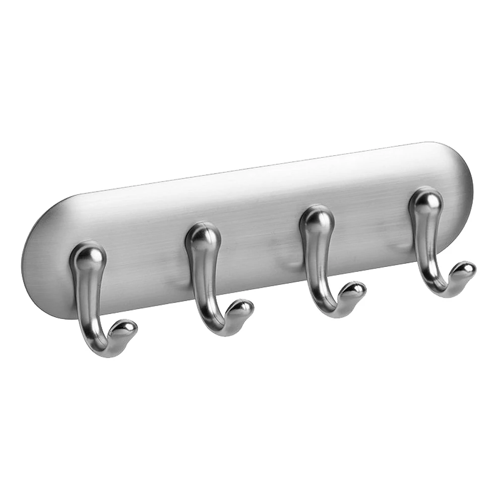 InterDesign Affixx Plastic Key Rack - 4 Hooks