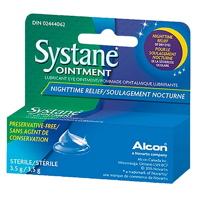 Systane Ointment Lubricant Eye Nighttime Relief - 3.5g