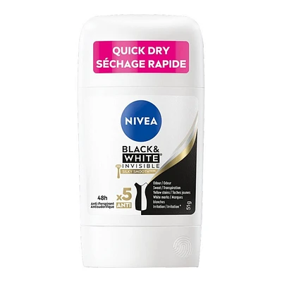 Nivea Black & White Invisible Antiperspirant - Silky Smooth - 51g