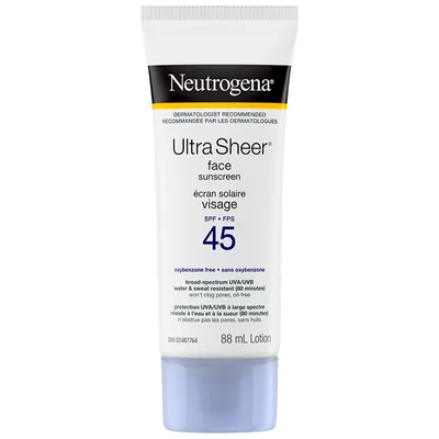 Neutrogena Ultra Sheer Face Sunscreen -SPF45 - 88ml