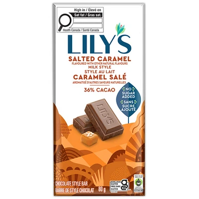 Lily's Salted Caramel Milk Chocolate - 36% Cocoa - 80g