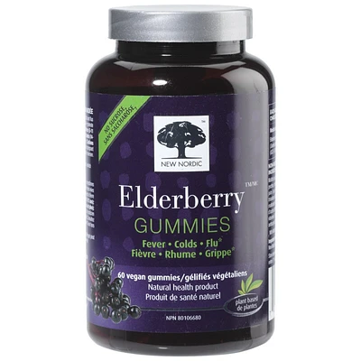 New Nordic Elderberry Gummies - 60's