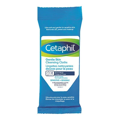 Cetaphil Gentle Skin Cleansing Cloths - 10s