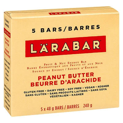 Larabar Energy Bar - Peanut Butter Cookie - 5 x 48g
