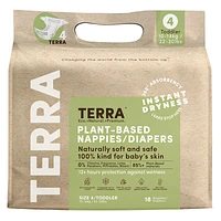 TERRA DIAPERS SIZE 4         18'S