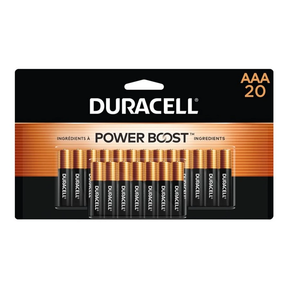 Duracell Coppertop AAA Alkaline Batteries - 20 pack