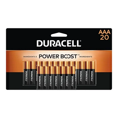 Duracell Coppertop AAA Alkaline Batteries - 20 pack