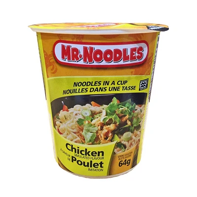Mr.Noodles Instant Cup Noodles - Chicken Simulated Flavour - 64g